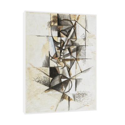 Umetnička slika ​Cubist head, Antonin Procházka na platnu - NS Canvas Shop
