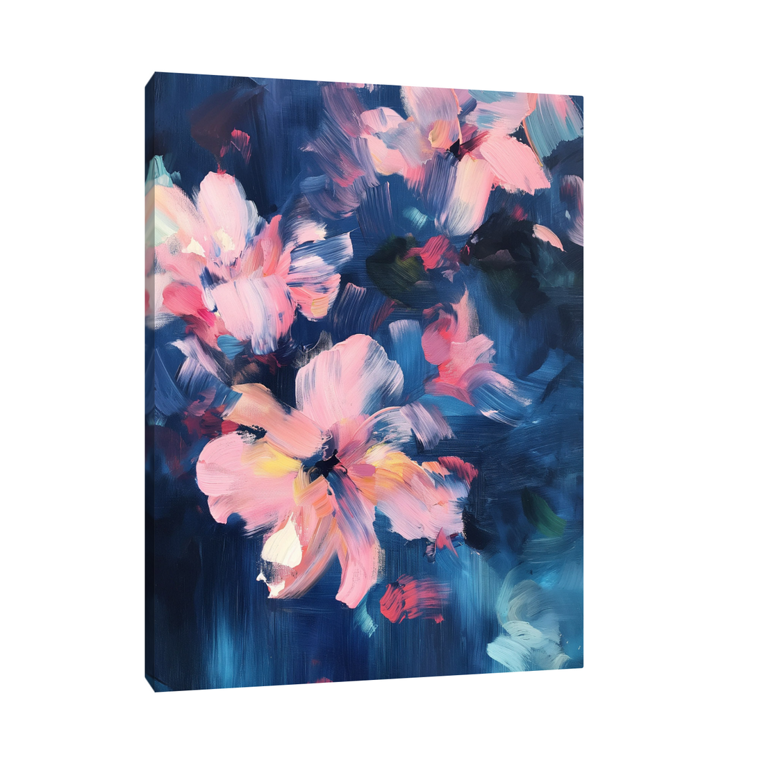 Umetnička slika ​Cveće pored ograde na platnu - NS Canvas Shop