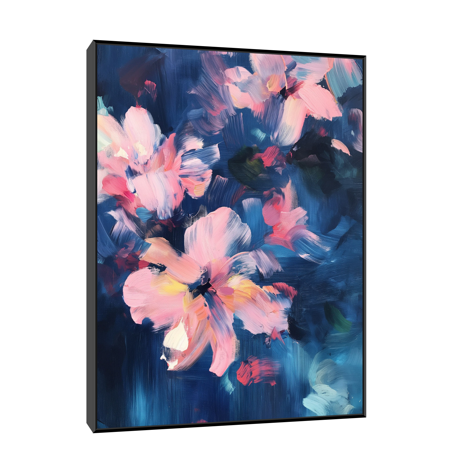 Umetnička slika ​Cveće pored ograde na platnu - NS Canvas Shop