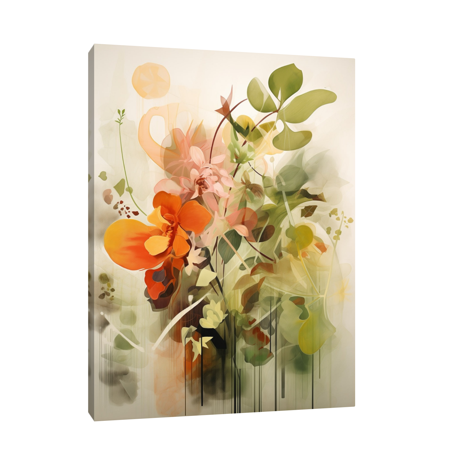 Umetnička slika ​Cvetna Impresija na platnu - NS Canvas Shop