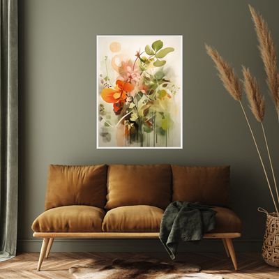 Umetnička slika ​Cvetna Impresija na platnu - NS Canvas Shop
