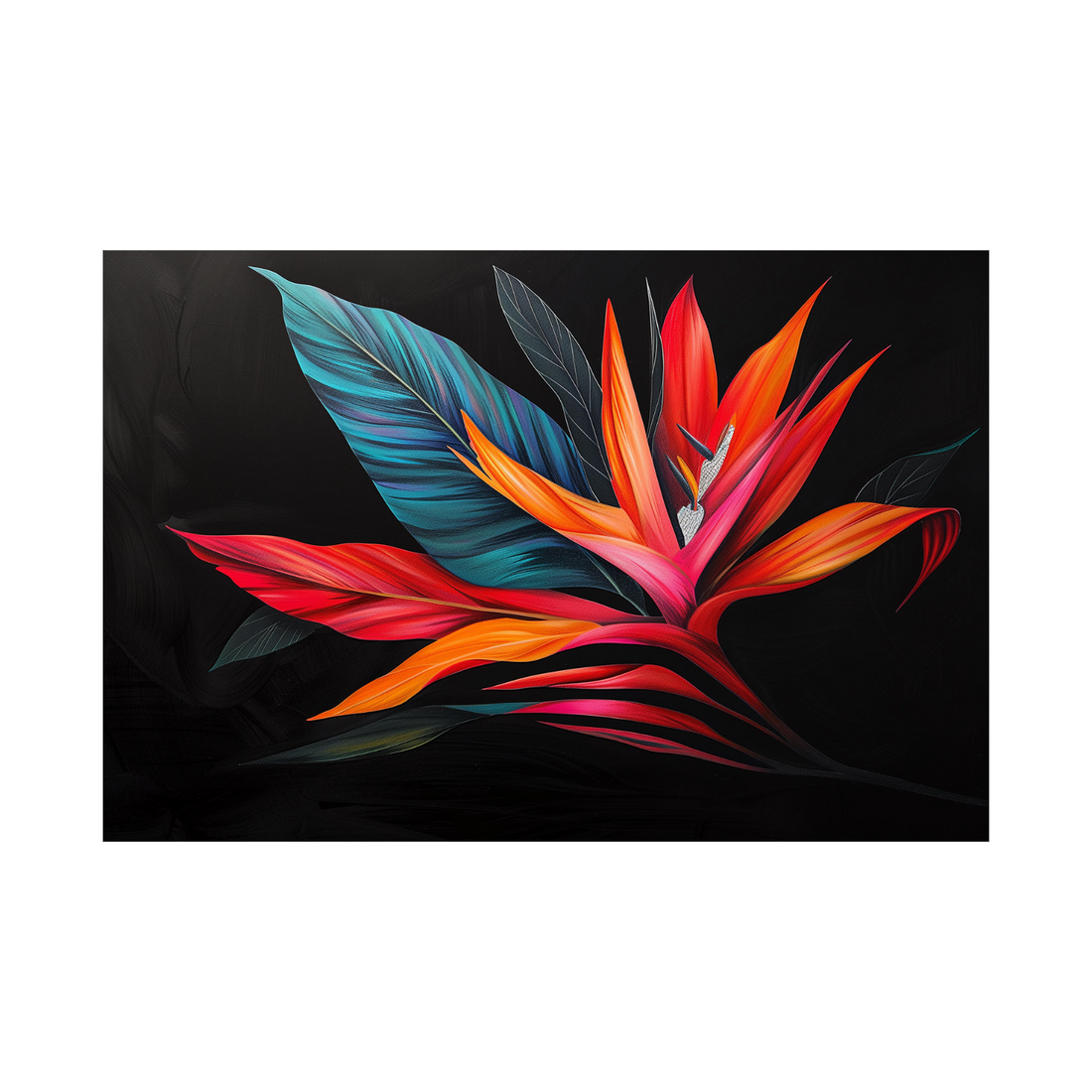 Umetnička slika ​Cvetna fantazija na platnu - NS Canvas Shop