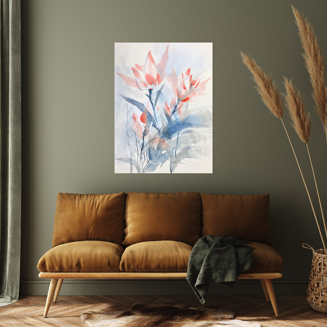 Umetnička slika ​Cvetni Snovi II na platnu - NS Canvas Shop