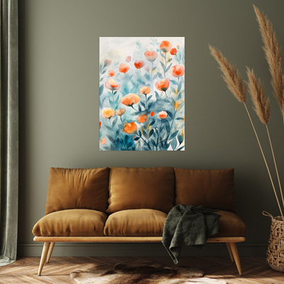 Umetnička slika ​Cvetni Snovi IV na platnu - NS Canvas Shop