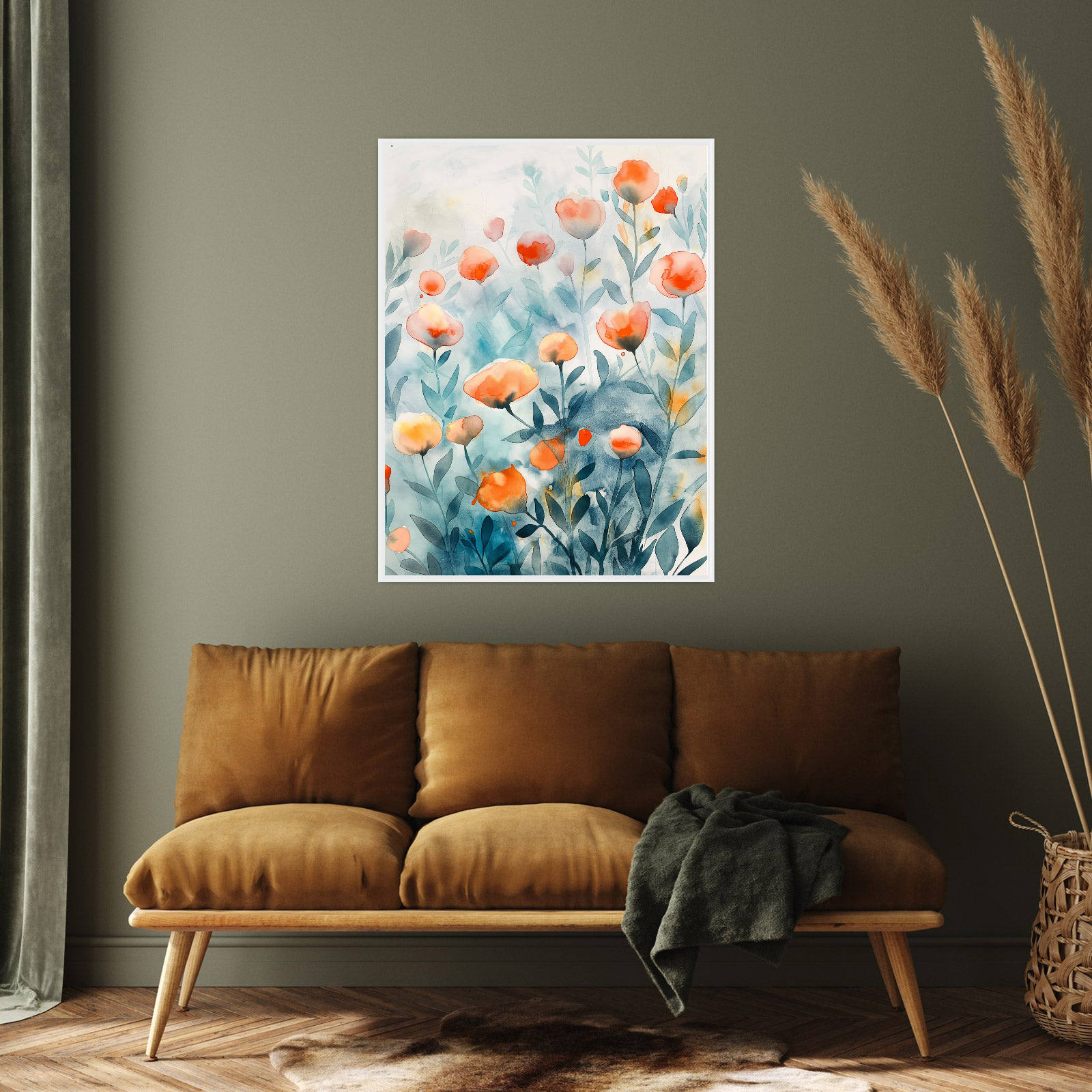 Umetnička slika ​Cvetni Snovi IV na platnu - NS Canvas Shop