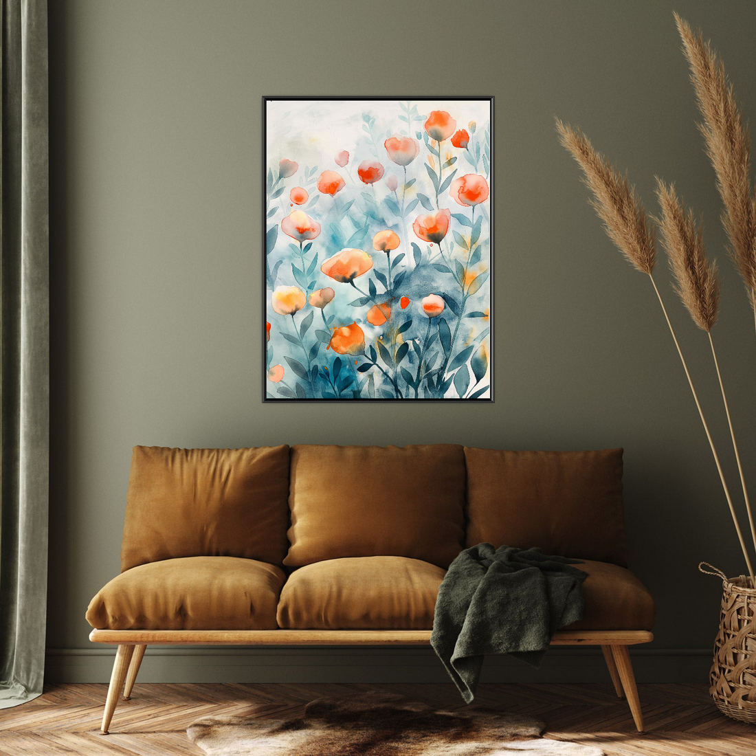 Umetnička slika ​Cvetni Snovi IV na platnu - NS Canvas Shop