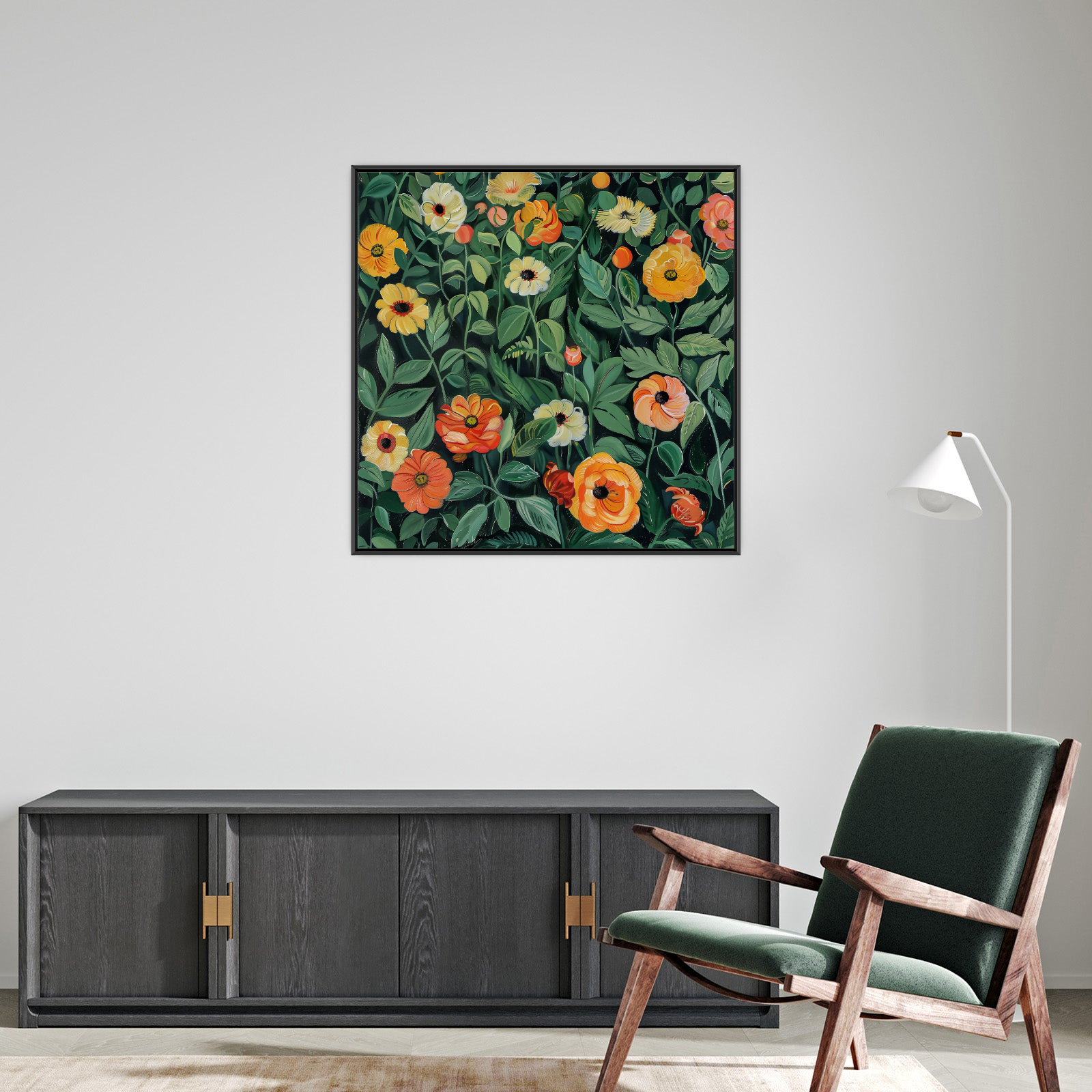 Umetnička slika ​Cvetno polje na platnu - NS Canvas Shop