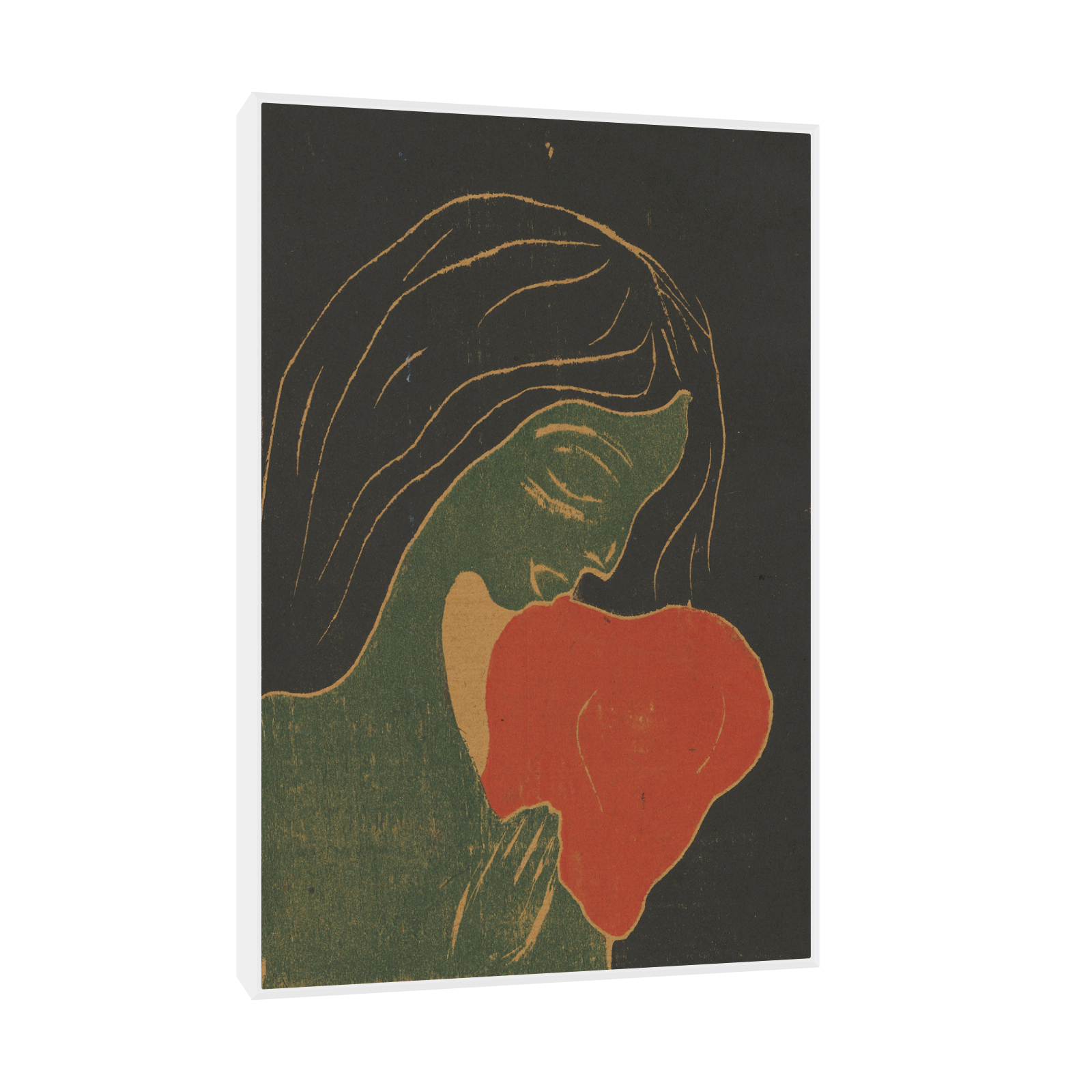 Umetnička slika ​Das Herz, Edvard Munch na platnu - NS Canvas Shop