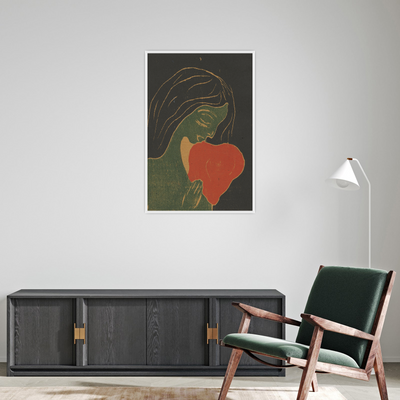 Umetnička slika ​Das Herz, Edvard Munch na platnu - NS Canvas Shop
