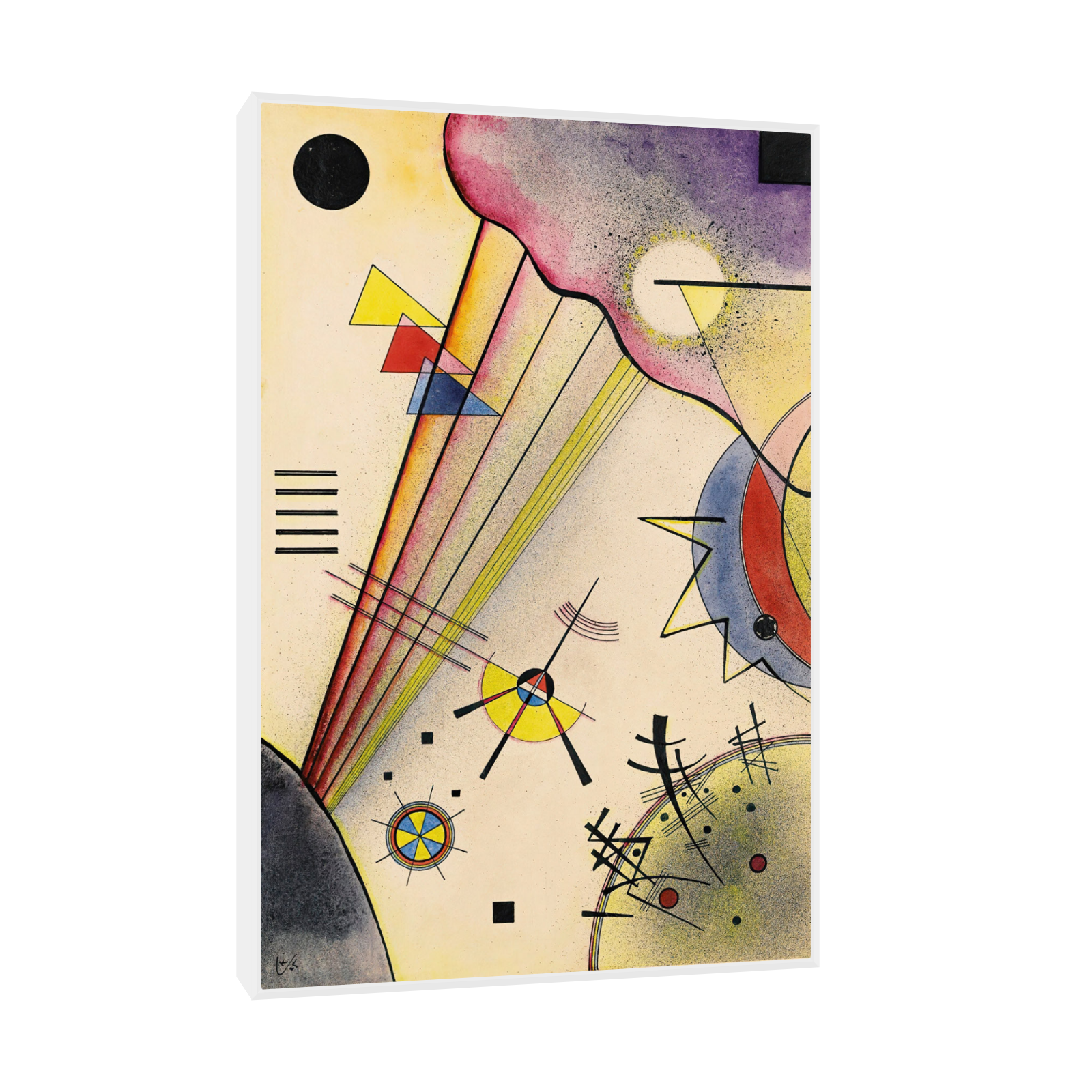 Umetnička slika ​Deutliche Verbindung, Wassily Kandinsky na platnu - NS Canvas Shop