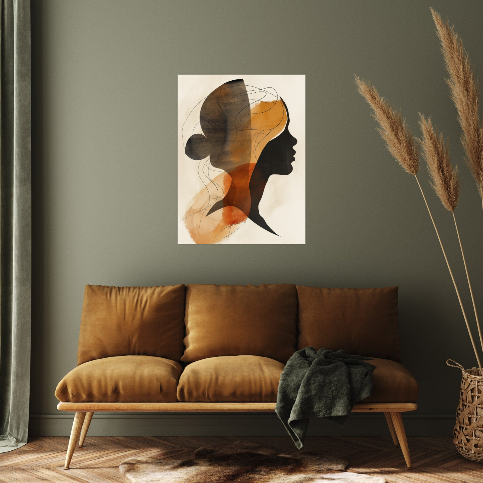 Umetnička slika ​Devojka na platnu - NS Canvas Shop