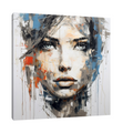 Umetnička slika ​Devojka na platnu - NS Canvas Shop