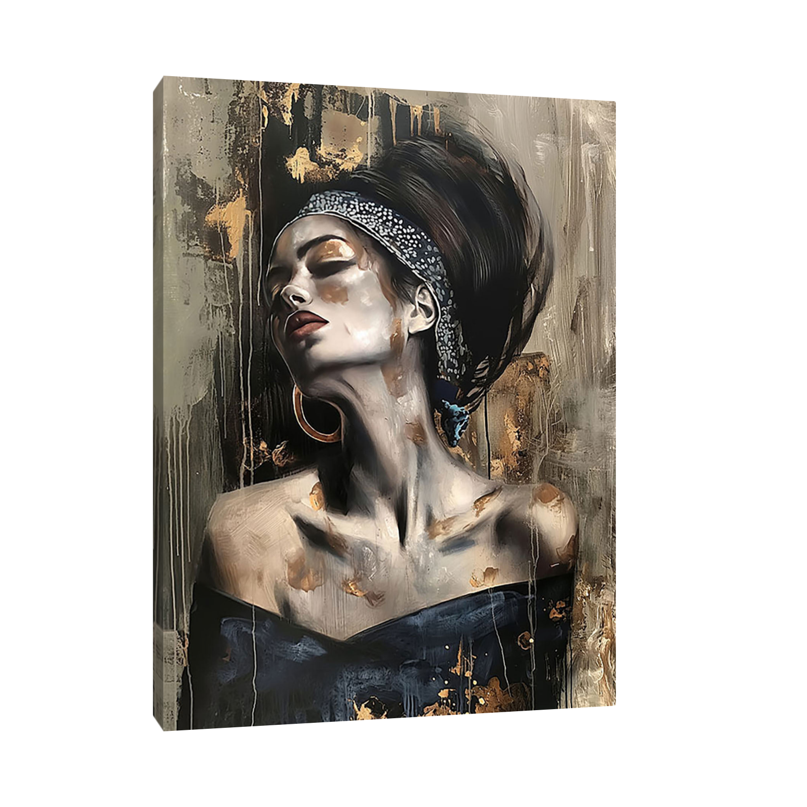 Umetnička slika ​Devojka na platnu - NS Canvas Shop