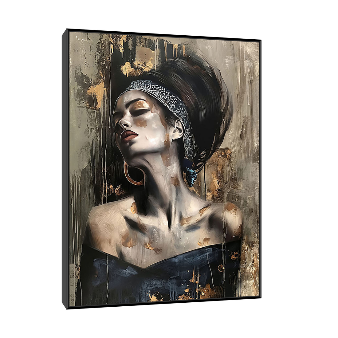 Umetnička slika ​Devojka na platnu - NS Canvas Shop