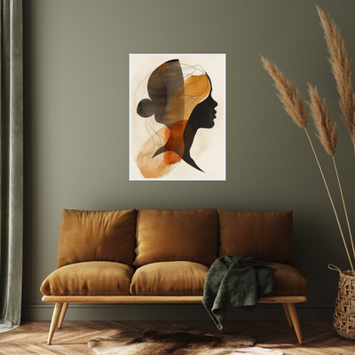 Umetnička slika ​Devojka na platnu - NS Canvas Shop