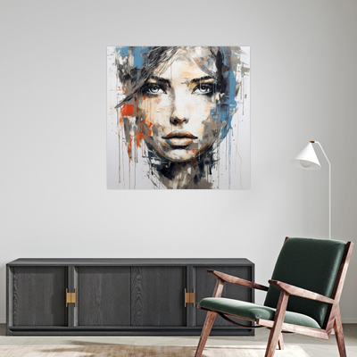 Umetnička slika ​Devojka na platnu - NS Canvas Shop