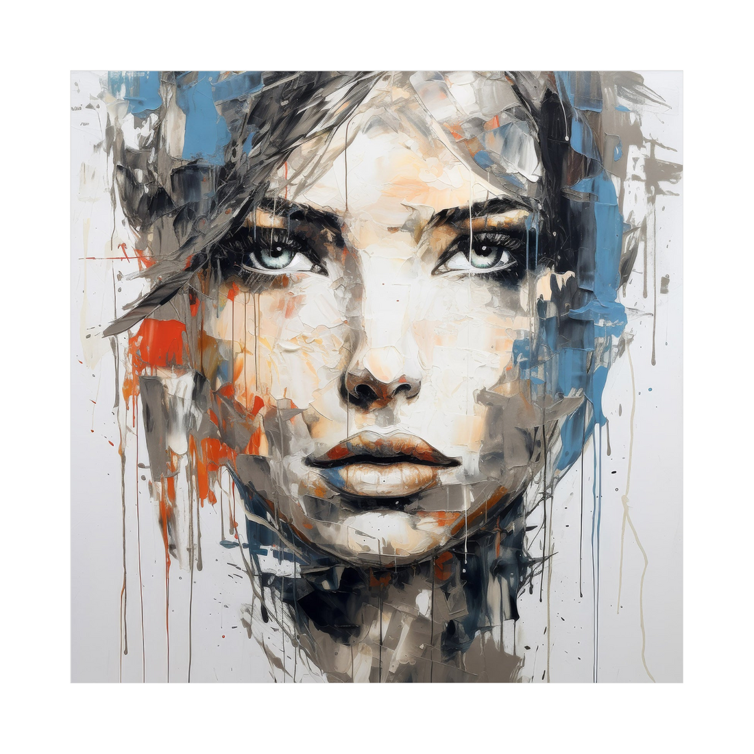 Umetnička slika ​Devojka na platnu - NS Canvas Shop