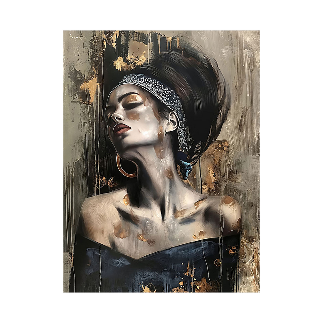 Umetnička slika ​Devojka na platnu - NS Canvas Shop