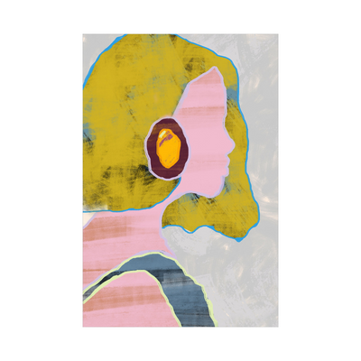 Umetnička slika ​Devojka sa minđušom na platnu - NS Canvas Shop