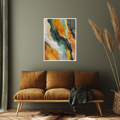 Umetnička slika ​Dijagonalna harmonija na platnu - NS Canvas Shop