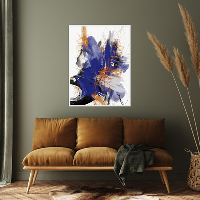 Umetnička slika ​Dinamični Ritam na platnu - NS Canvas Shop