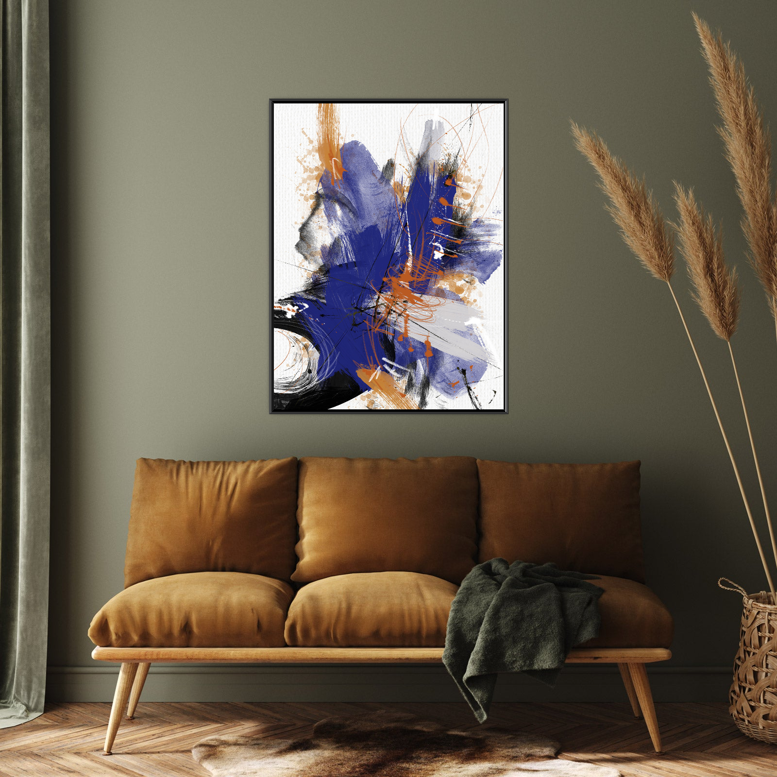 Umetnička slika ​Dinamični Ritam na platnu - NS Canvas Shop