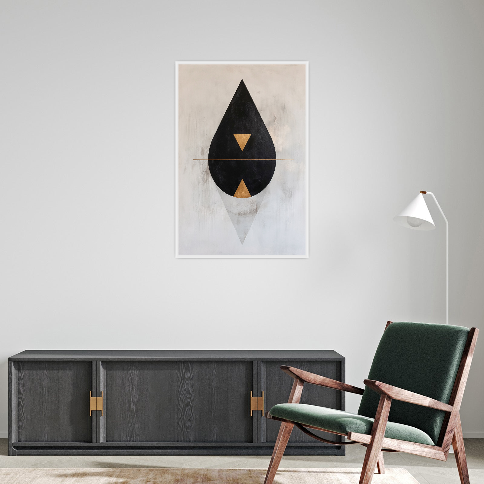 Umetnička slika ​Dual II na platnu - NS Canvas Shop