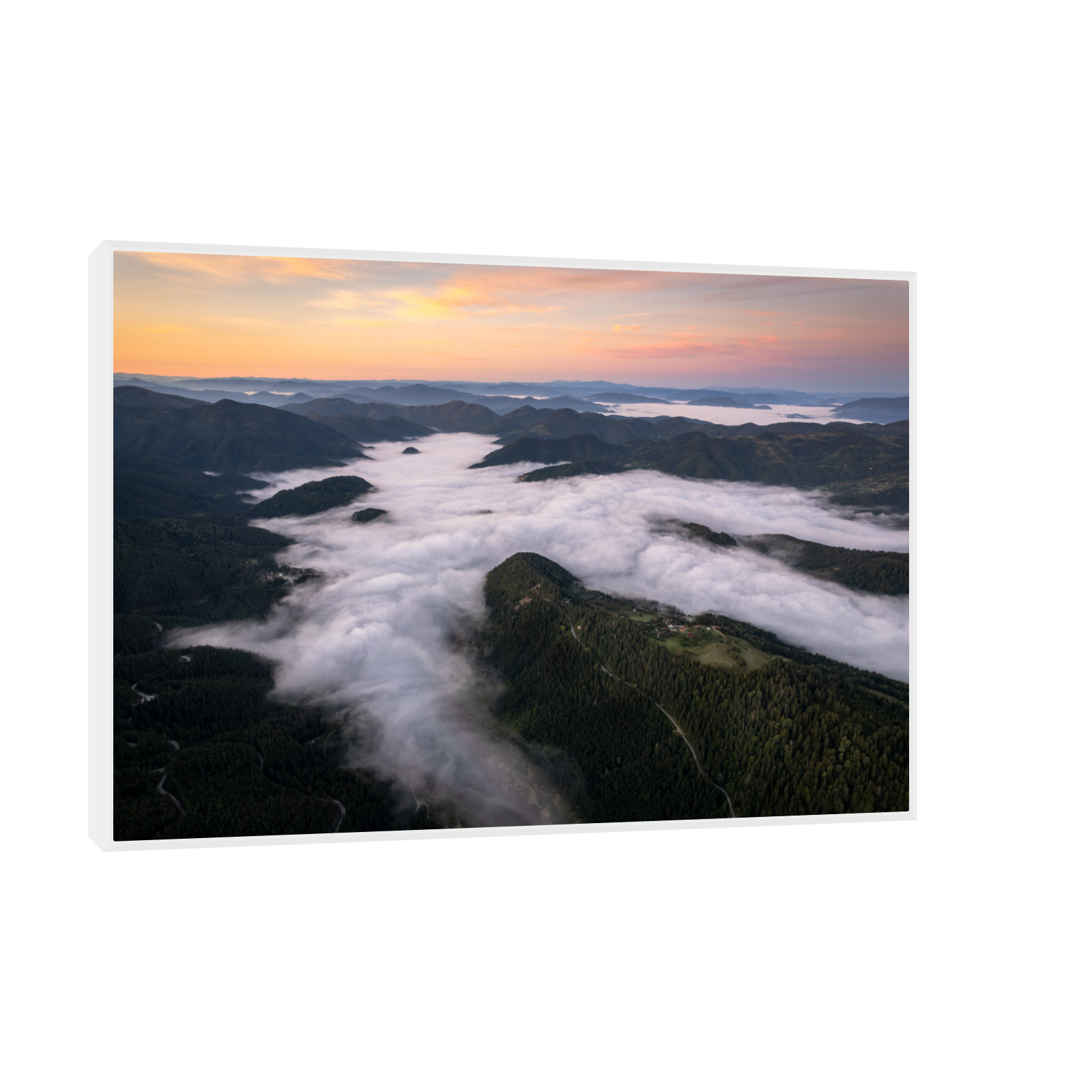 Umetnička slika ​Duboko u prirodi na platnu - NS Canvas Shop