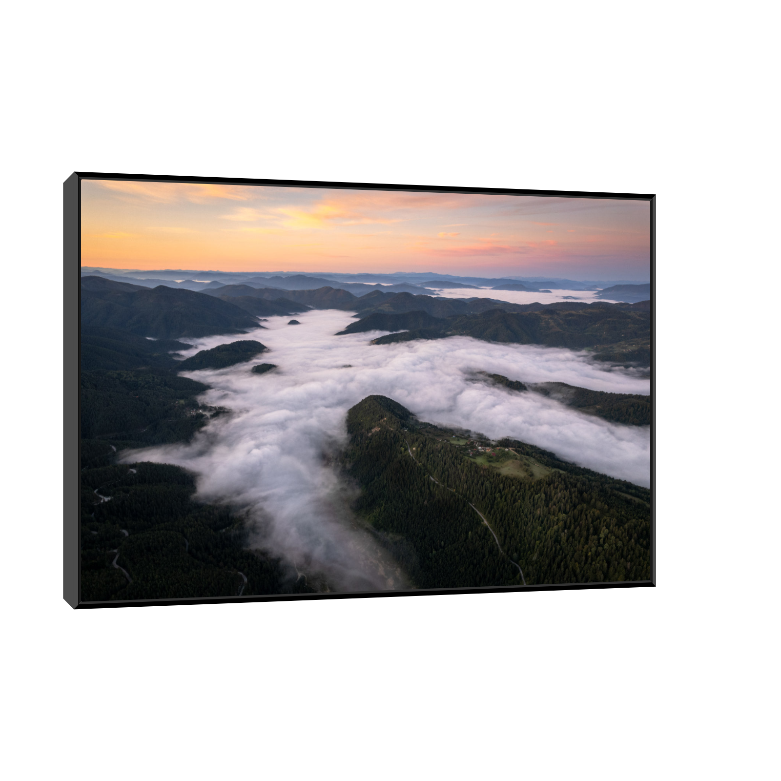 Umetnička slika ​Duboko u prirodi na platnu - NS Canvas Shop