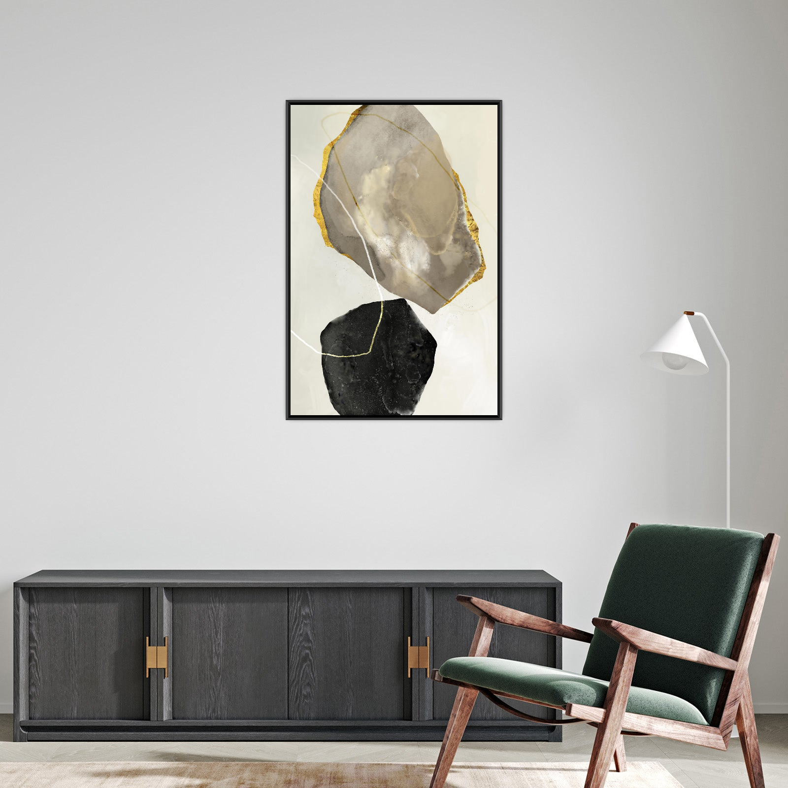 Umetnička slika ​Dva kamena na platnu - NS Canvas Shop