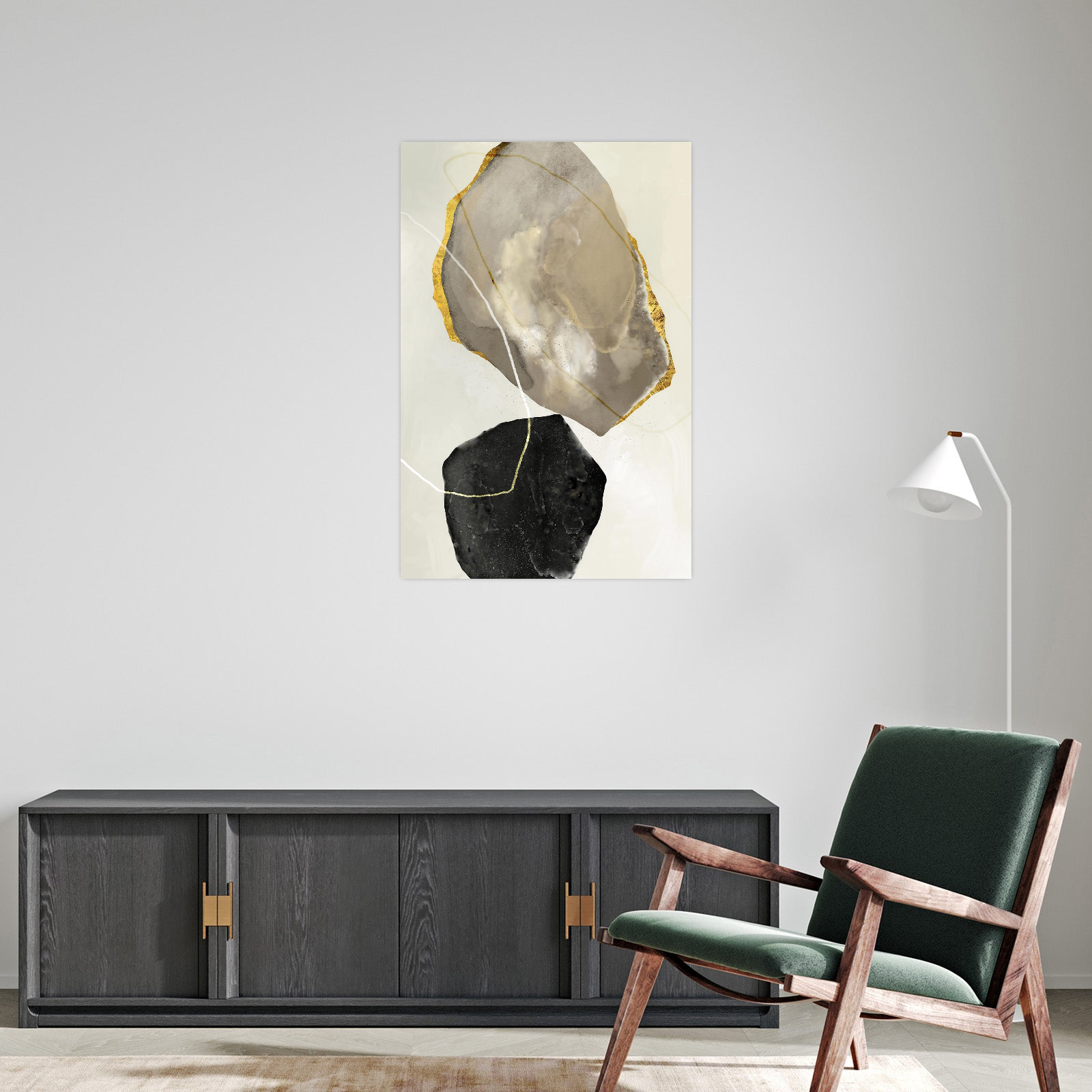 Umetnička slika ​Dva kamena na platnu - NS Canvas Shop