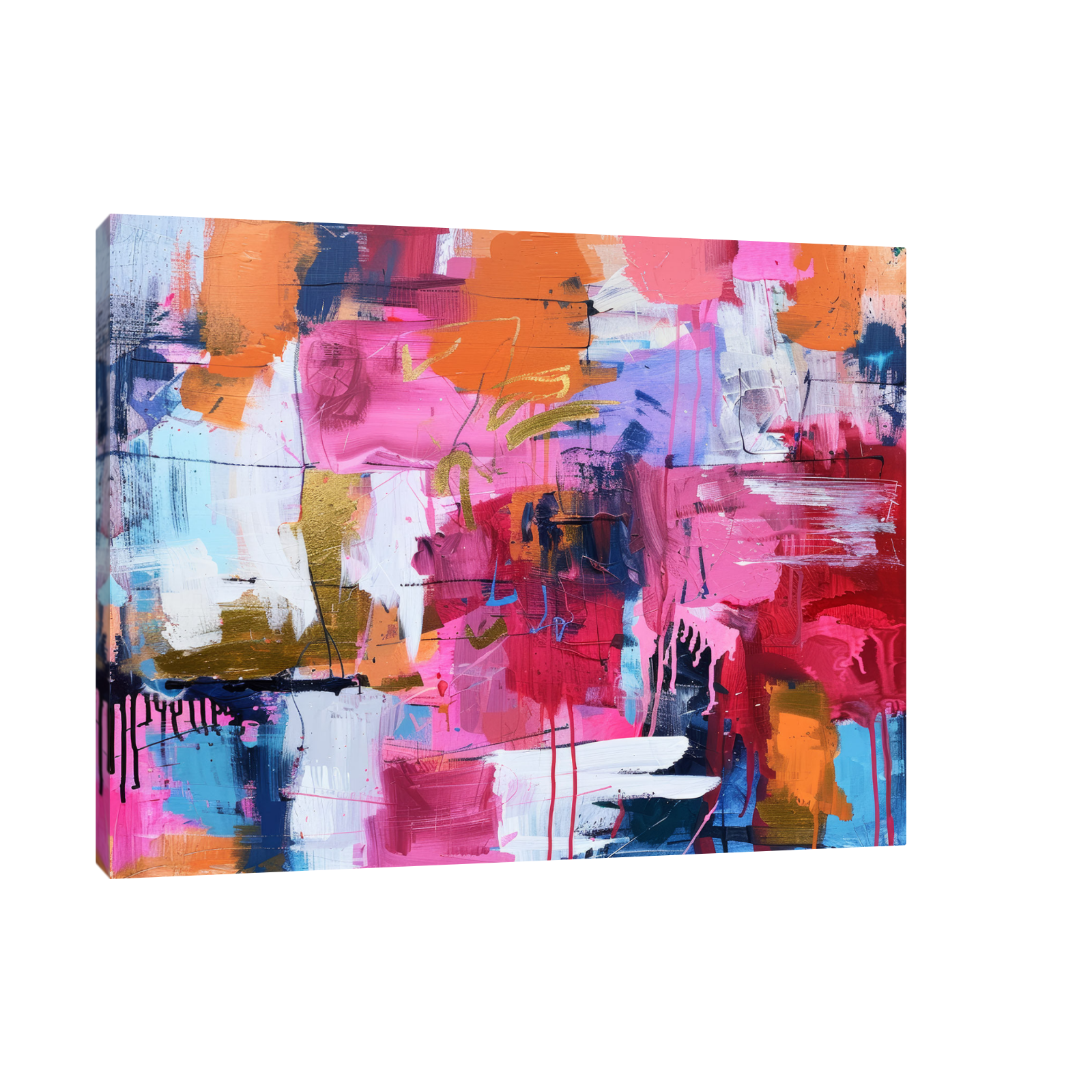 Umetnička slika ​Ekspresivna euforija na platnu - NS Canvas Shop