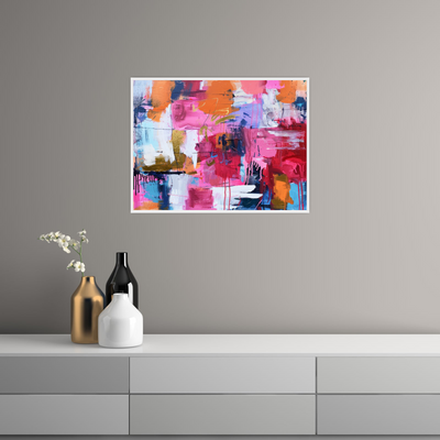 Umetnička slika ​Ekspresivna euforija na platnu - NS Canvas Shop