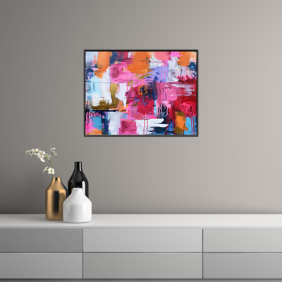 Umetnička slika ​Ekspresivna euforija na platnu - NS Canvas Shop