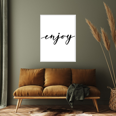 Umetnička slika ​Enjoy na platnu - NS Canvas Shop