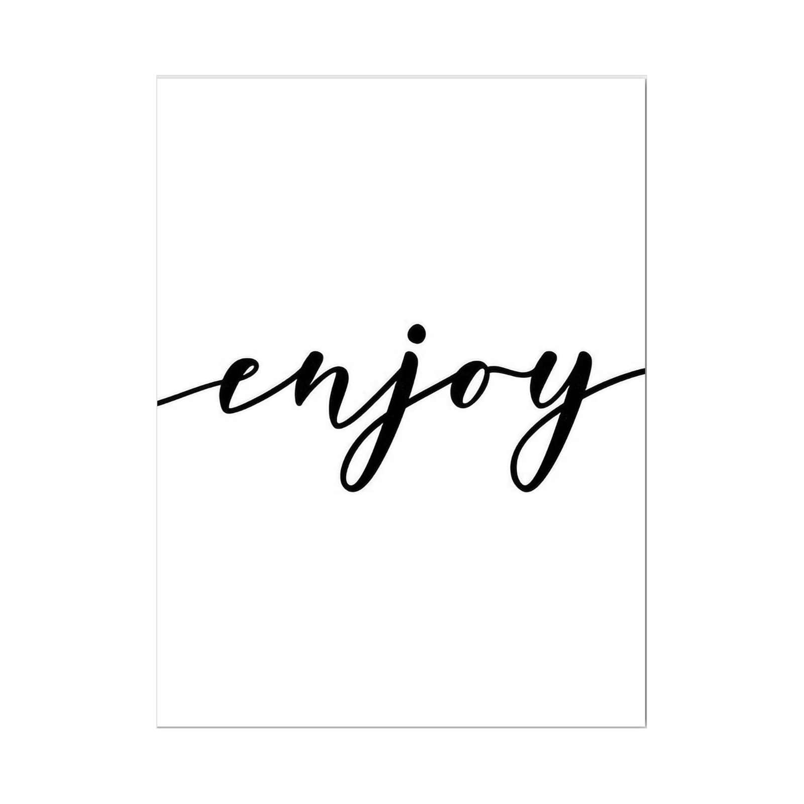 Umetnička slika ​Enjoy na platnu - NS Canvas Shop