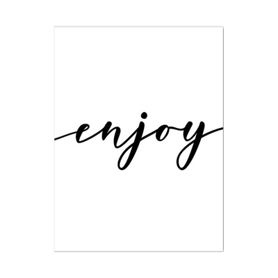 Umetnička slika ​Enjoy na platnu - NS Canvas Shop