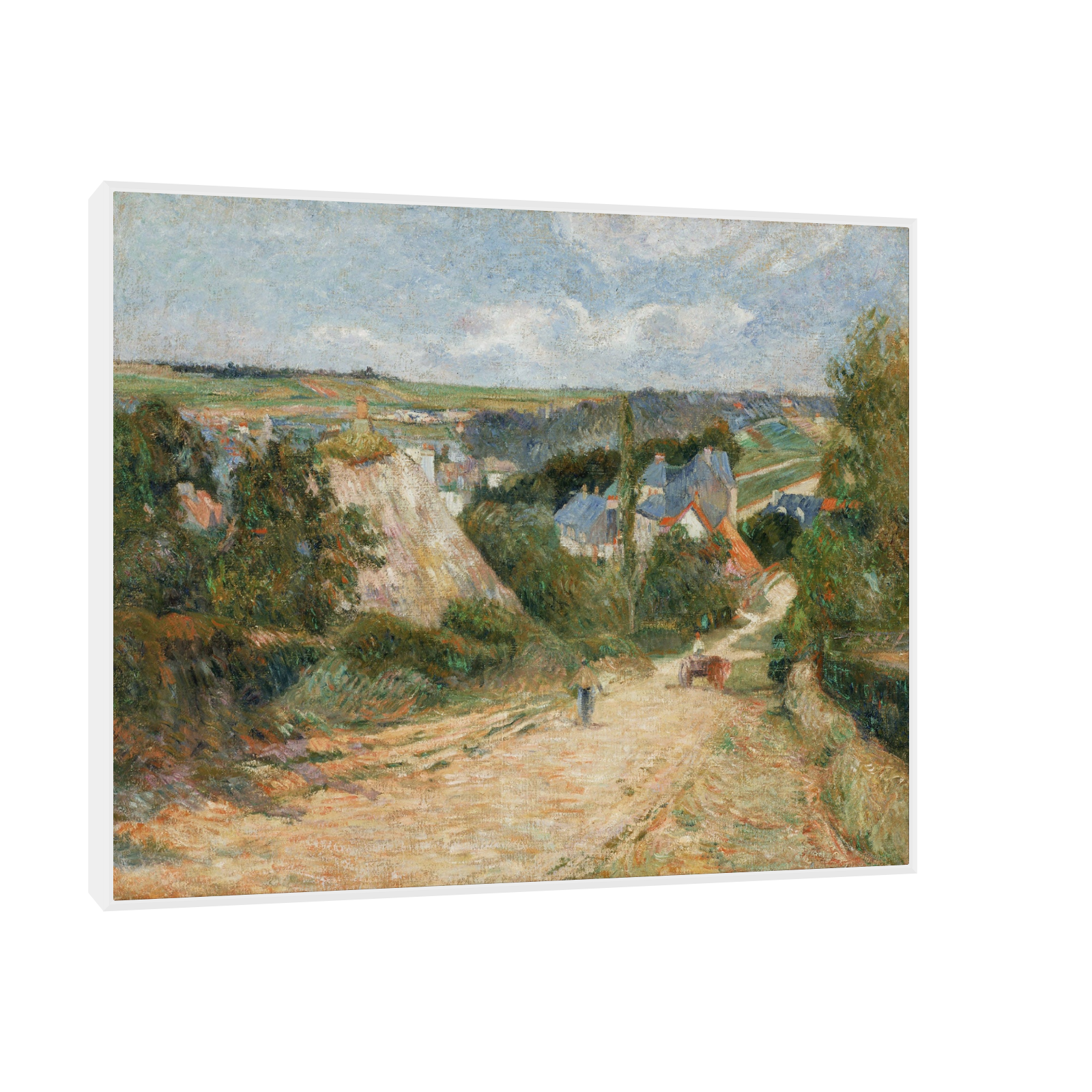 Umetnička slika ​Entrance to the Village of Osny, Paul Gauguin na platnu - NS Canvas Shop
