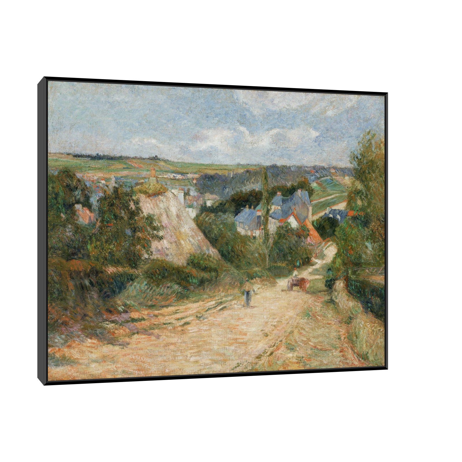 Umetnička slika ​Entrance to the Village of Osny, Paul Gauguin na platnu - NS Canvas Shop