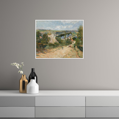 Umetnička slika ​Entrance to the Village of Osny, Paul Gauguin na platnu - NS Canvas Shop