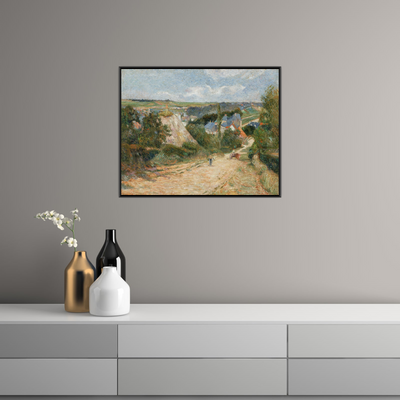 Umetnička slika ​Entrance to the Village of Osny, Paul Gauguin na platnu - NS Canvas Shop