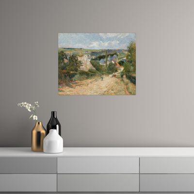 Umetnička slika ​Entrance to the Village of Osny, Paul Gauguin na platnu - NS Canvas Shop