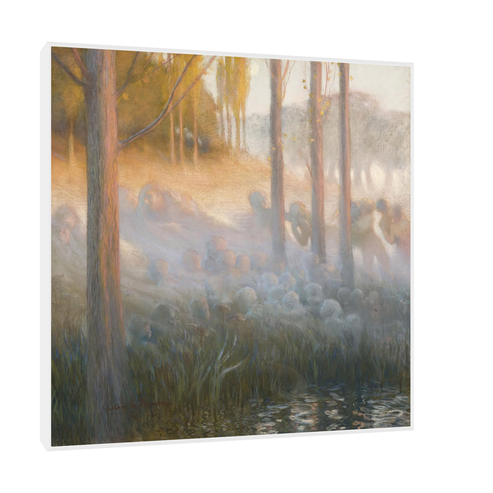 Umetnička slika ​Esprits Nocturnes, Gaston La Touche na platnu - NS Canvas Shop