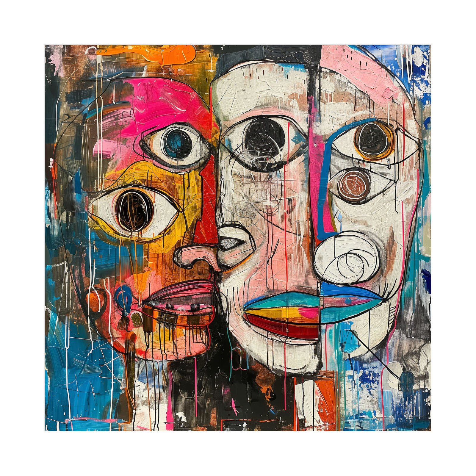 Umetnička slika ​Familija na platnu - NS Canvas Shop