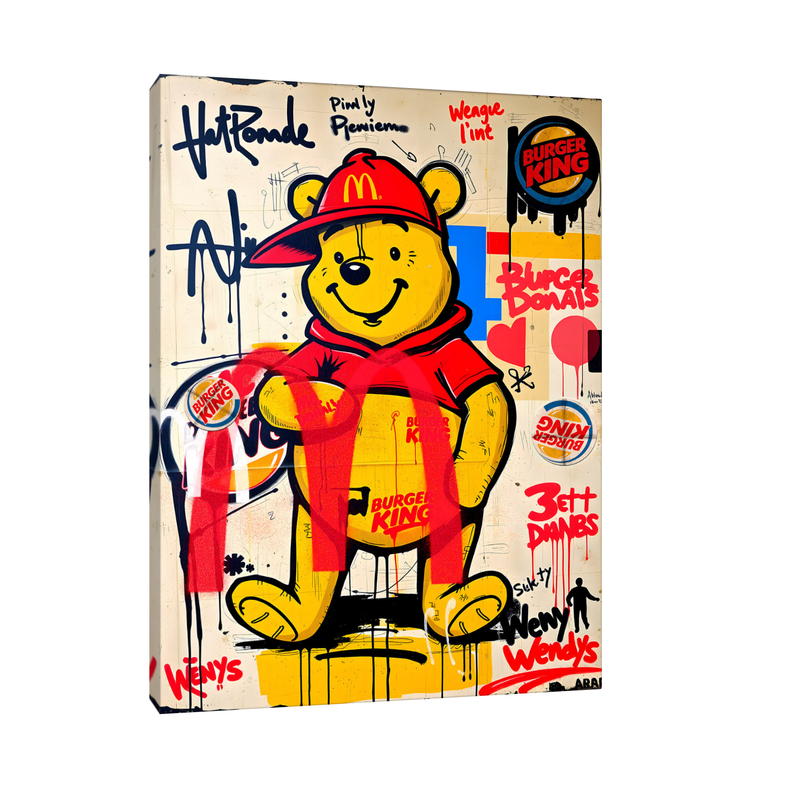 Fast Food Bear – Street Pop Art Edition
