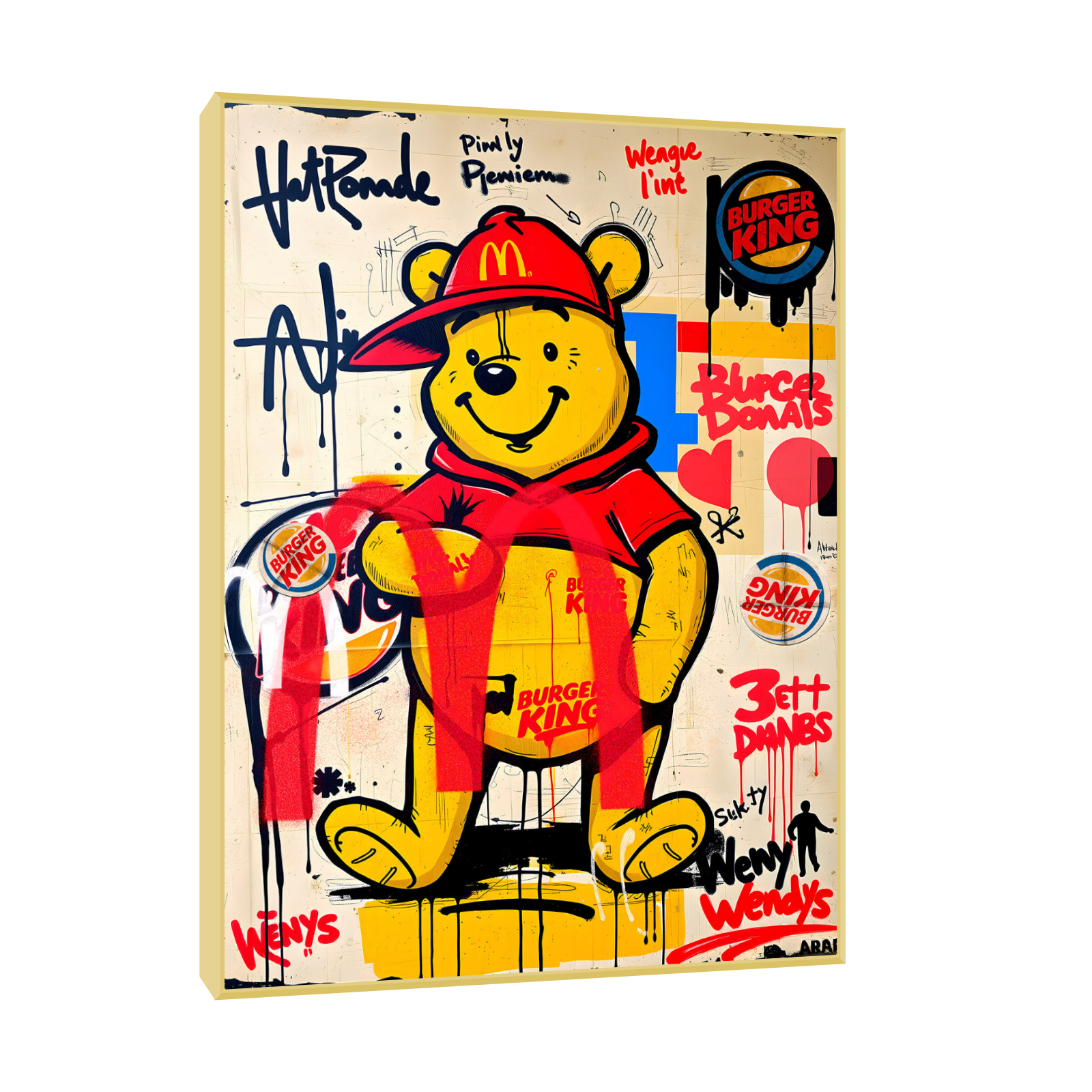 Fast Food Bear – Street Pop Art Edition
