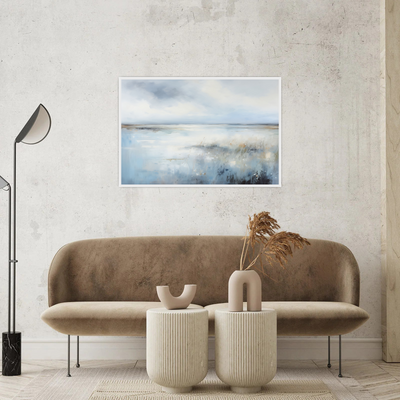 Umetnička slika ​Fleur bleue na platnu - NS Canvas Shop