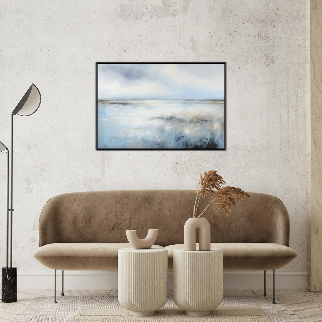 Umetnička slika ​Fleur bleue na platnu - NS Canvas Shop