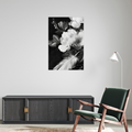 Umetnička slika ​Floralni kontrast na platnu - NS Canvas Shop
