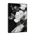 Umetnička slika ​Floralni kontrast na platnu - NS Canvas Shop